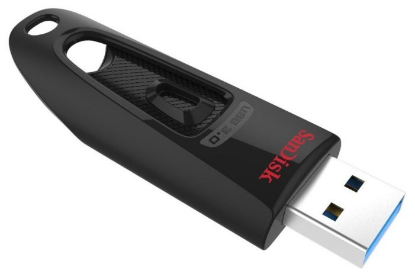 Изображение USB flash SanDisk Ultra,(USB 3.0/128 Гб)-черный (SDCZ48-128G-U46)