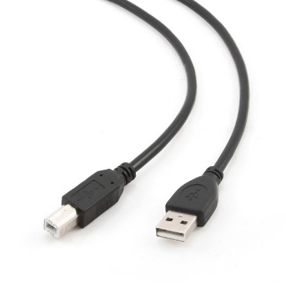 Изображение Кабель соединительный Gembird CCP-USB2-AMBM-6 USB 2.0 A USB 2.0 B белый 1,8 м