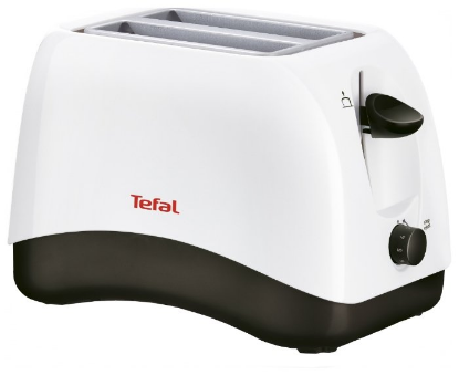 Изображение Тостер Tefal TT130130 (870 Вт  белый, черный)