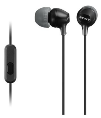 Изображение Наушники Sony MDR-EX15AP черный