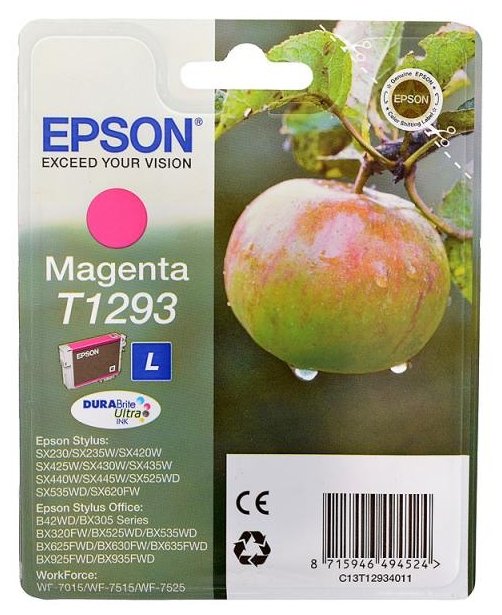 Изображение Картридж Epson C13T12934011