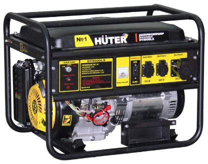 Изображение Электрогенератор Huter DY8000LX (бензиновая 7 кВт)