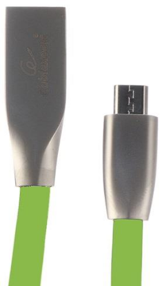 Изображение Кабель соединительный Gembird CC-G-mUSB01Gn-1M  USB 2.0 A Micro USB 2.0 B зеленый 1 м