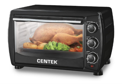 Изображение Электропечь CENTEK CT-1536-20 (20 л /1400 Вт /черный)