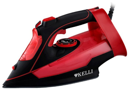 Изображение Утюг Kelli KL-1634 (2600 Вт/красный, черный)