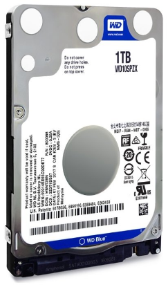 Изображение Жесткий диск 2.5" 1000 ГБ Western Digital Blue WD10SPZX, 5400 rpm, 128 МБ