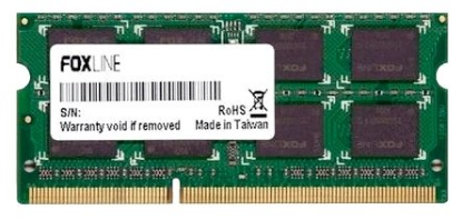 Изображение Оперативная память 4 GB DDR3L Foxline FL1600D3S11SL-4GH (12800 МБ/с, 1600 МГц, CL11)