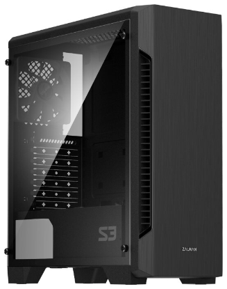 Изображение Корпус Zalman S3 (mATX, ATX, Mini-ITX, черный, без БП)/()