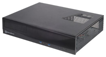 Изображение Корпус SilverStone ML03B (mATX, Mini-ITX, черный, без БП)/(SST-ML03BUSB3.0)