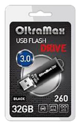 Изображение USB flash OltraMax 260,(USB 3.0/32 Гб)-синий ()