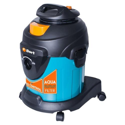 Изображение Строительный пылесос Bort BSS-1415-Aqua (1400 Вт , контейнер,  очистка)