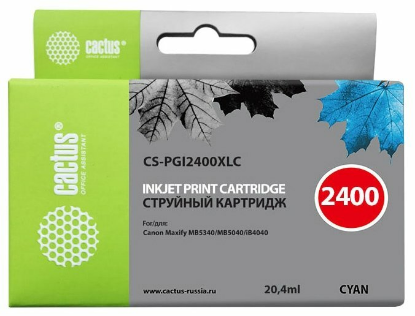 Изображение Картридж Cactus CS-PGI2400XLC