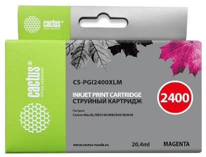 Изображение Картридж Cactus CS-PGI2400XLM