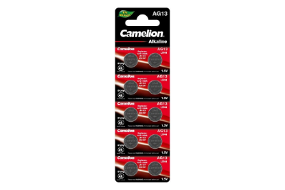 Изображение Батарейка Camelion AG13-BP10 (LR44 (LR1154,V13GA,AG13,G13) 1,5 В 138 мА*час щелочная (алкалиновая))