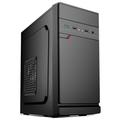 Изображение Корпус ExeGate BAA-106 (mATX, черный, 350 Вт)/()