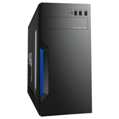 Изображение Корпус ExeGate XP-333U (mATX, ATX, черный, 500 Вт)/()