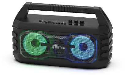 Изображение Портативная акустика Ritmix SP-610B (12 Вт  2x6 Вт черный)