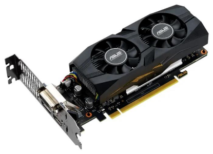 Изображение Видеокарта Asus GeForce GTX 1650 4 Гб (NVIDIA GeForce GTX 1650, GDDR5)/(GTX1650-O4G-LP-BRK)