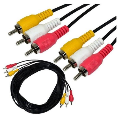 Изображение Кабель соединительный 5BITES AC3R-020M RCA x3-RCA x3 (черный) (2 м)