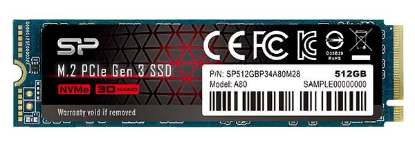 Изображение SSD диск Silicon Power P34A80 512 Гб 2280 (SP512GBP34A80M28)