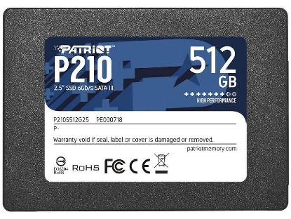 Изображение SSD диск Patriot P210 512 Гб 2.5" (P210S512G25)