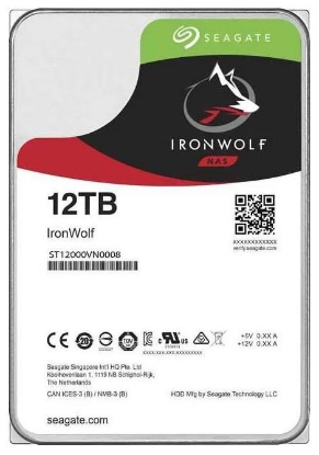 Изображение Жесткий диск 3.5" 12000 ГБ Seagate IronWolf 12 TB, 7200 rpm, 256 МБ