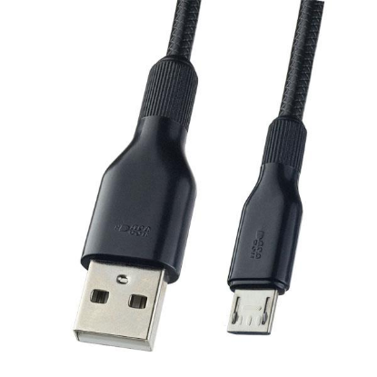 Изображение Кабель соединительный Perfeo U4807 USB 2.0 A Micro USB 2.0 B черный 1 м