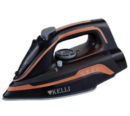 Изображение Утюг Kelli KL-1645 (2600 Вт/оранжевый, черный)