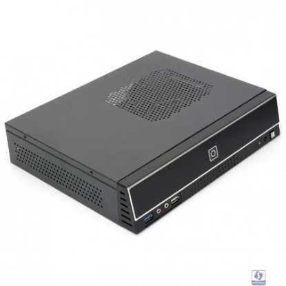 Изображение Корпус Crown CMC-245-103 (mATX, Mini-ITX, черный, 300 Вт)/(CM-PS300OFFICE)