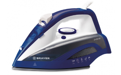 Изображение Утюг Brayer BR4002BL (2400 Вт/синий)