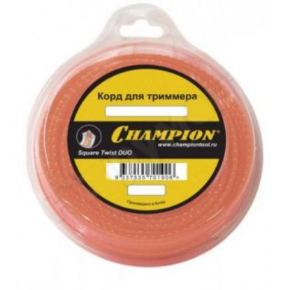 Изображение Леска для триммера CHAMPION Twisted Square C7003