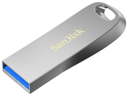 Изображение USB flash SanDisk Ultra Luxe,(USB 3.1/128 Гб)-серебристый (SDCZ74-128G-G46)