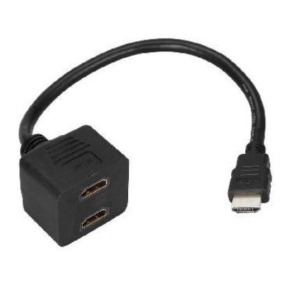 Изображение Переходник Rexant 17-6832 HDMI-HDMI (черный) ()