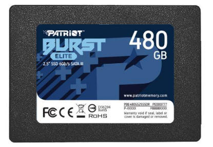 Изображение SSD диск Patriot Burst Elite 480 Гб 2.5" (PBE480GS25SSDR)