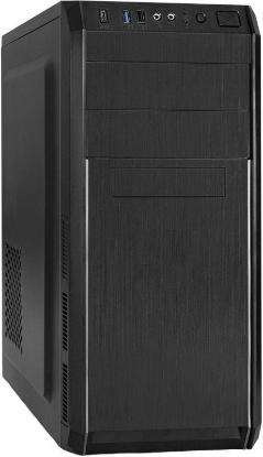 Изображение Корпус ExeGate XP-334UC (mATX, ATX, черный, без БП)/(EX287365RUS)