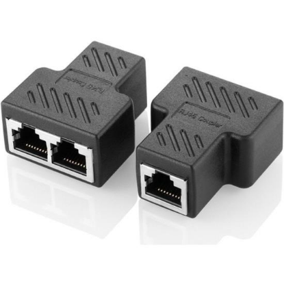 Изображение Переходник VCOM CT252S RJ-45 RJ45 х 2 черный