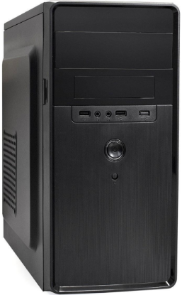 Изображение Корпус ExeGate BA-309-350W-8 (mATX, Mini-ITX, черный, 350 Вт)/(EX286424RUS)