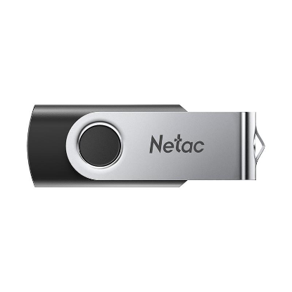 Изображение USB flash NETAC U505,(USB 2.0/32 Гб)-серебристый, черный (NT03U505N-032G-20BK)