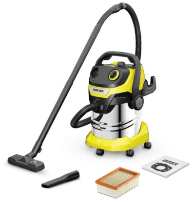 Изображение Строительный пылесос Karcher WD 5 S V-25/5/22 (1100 Вт , мешок, контейнер, автоматическая очистка)