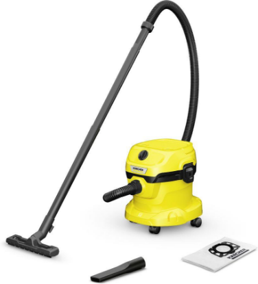 Изображение Строительный пылесос Karcher WD 2 Plus V-12/4/18 (1000 Вт , мешок, контейнер, ручная очистка)