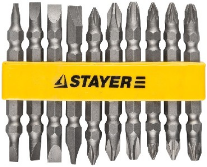 Изображение STAYER MASTER 2605-H10_z01 набор бит в держателе (уп.10шт)