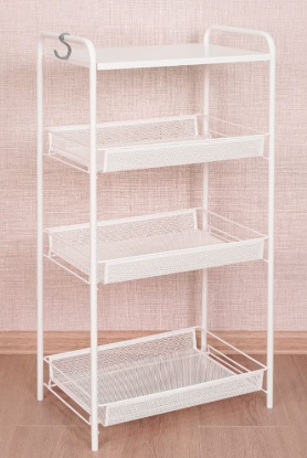 Изображение ЗМИ Этажерка "Ладья 34С" (LADYA 34С storage rack), белый Э558 Б