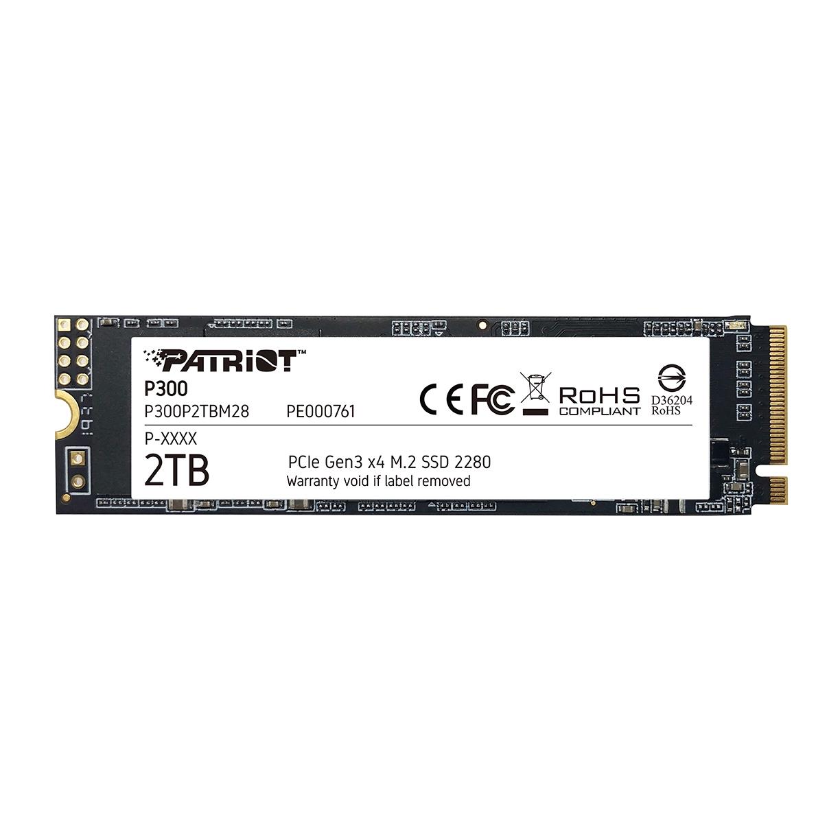 Изображение SSD диск Patriot P300 2000 Гб 2280 (P300P2TBM28)