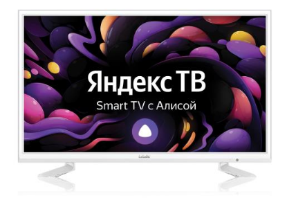 Изображение Телевизор BBK 24LEX-7288/TS2C 24" 720p HD Smart TV белый