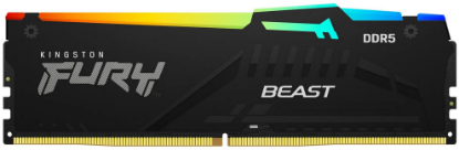 Изображение Оперативная память 1x32 GB DDR5 Kingston FURY Beast Black KF552C40BBA-32 (41600 Мб/с, 5200 МГц, CL40)