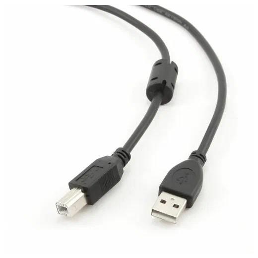 Изображение Кабель соединительный Filum FL-CPro-U2-AM-BM-F1-1.8M USB 2.0 A USB 2.0 B черный 1,8 м