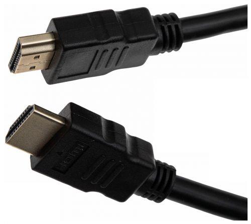 Изображение Кабель Cactus CS-HDMI.1.4-5 HDMI-HDMI (черный) (5 м)