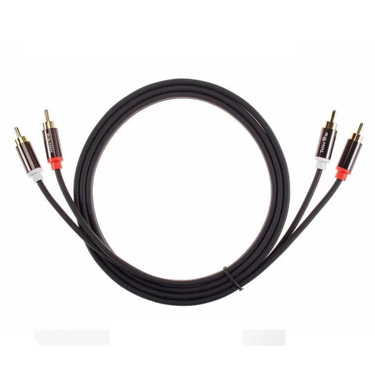 Изображение Кабель соединительный Telecom PRO TAV7158M-1.5M RCA x2-RCA x2 (черный) (1,5 м)