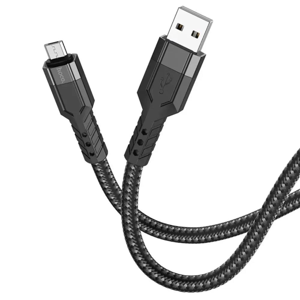 Изображение Кабель соединительный Hoco U110 USB 2.0 A Micro USB 2.0 B черный 1,2 м