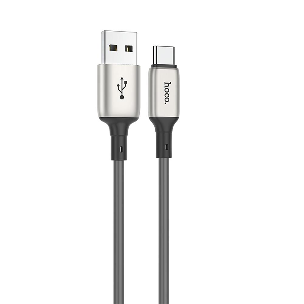 Изображение Кабель соединительный Hoco X66 Howdy USB 2.0 A USB Type-C серый 1 м